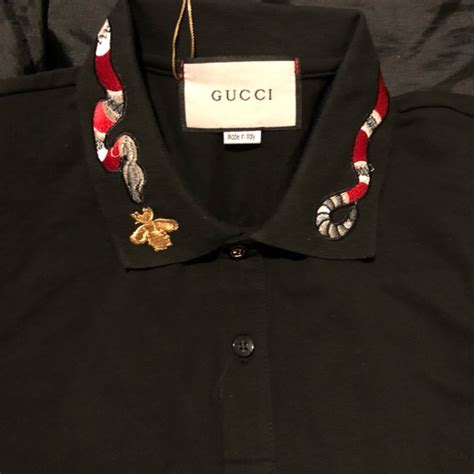 gucci snake collar polo|gucci panther polo shirt.